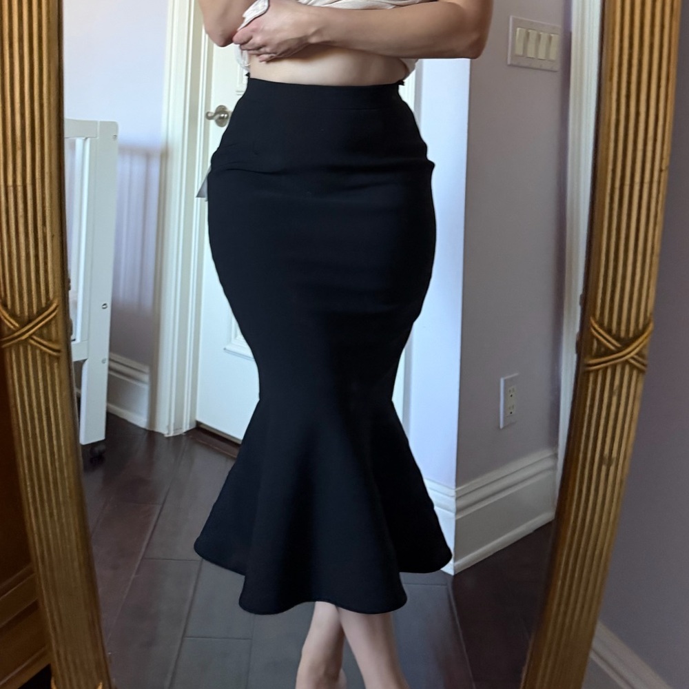 Givenchy Black Pencil Skirt